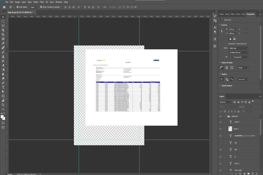 Modèle Word et PDF de relevé de compte Emirates NBD des Émirats arabes unis, version 2 template